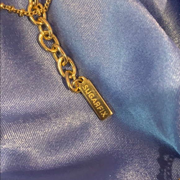 Bauble Bar gold layered stone necklace - Picture 3 of 3